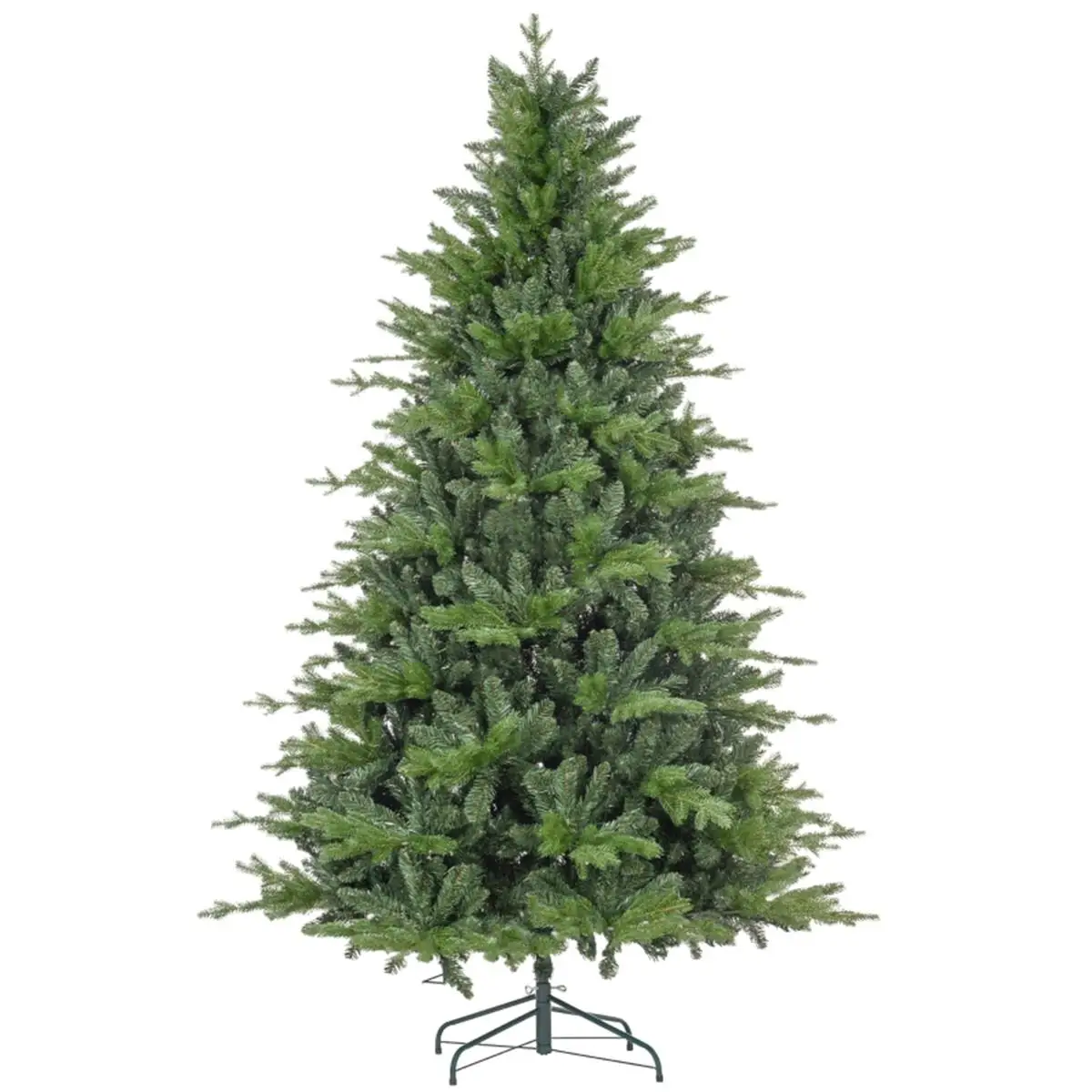 Sapin de Noël Artificiel de 7 Pieds, Décoration de Vacances Verte pour la Maison et le Bureau