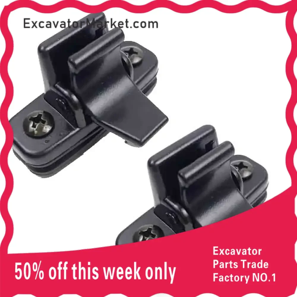 

Accessories For Excavator Kato For KUBOTA For Kobelco For Daewoo Doosan Excavator Door and Window Glass Push Buckle Lock