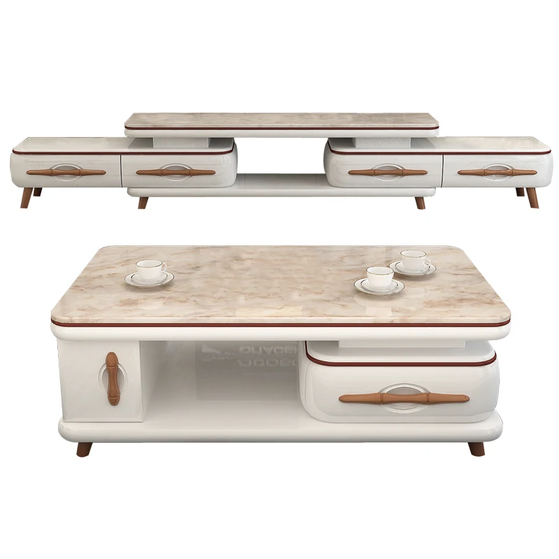 

YQ JENMW Fashion Style MDF Home Furniture TV Cabinet Living Room TV Stand