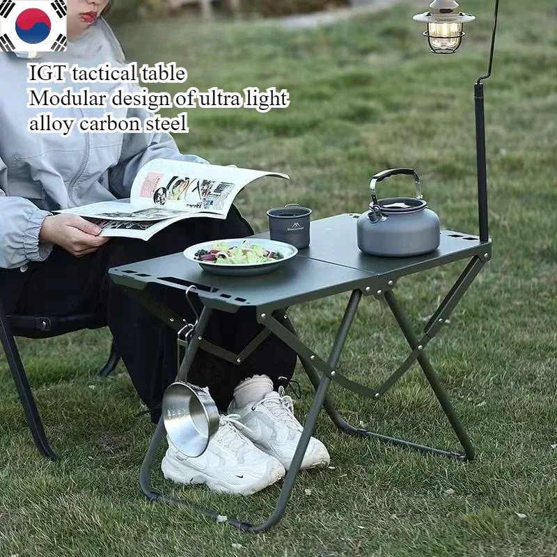 One Piece Storage Tactical Table Camping Table Outdoor Stacking Table Portable Picnic Picnic Equipment Picnic Folding