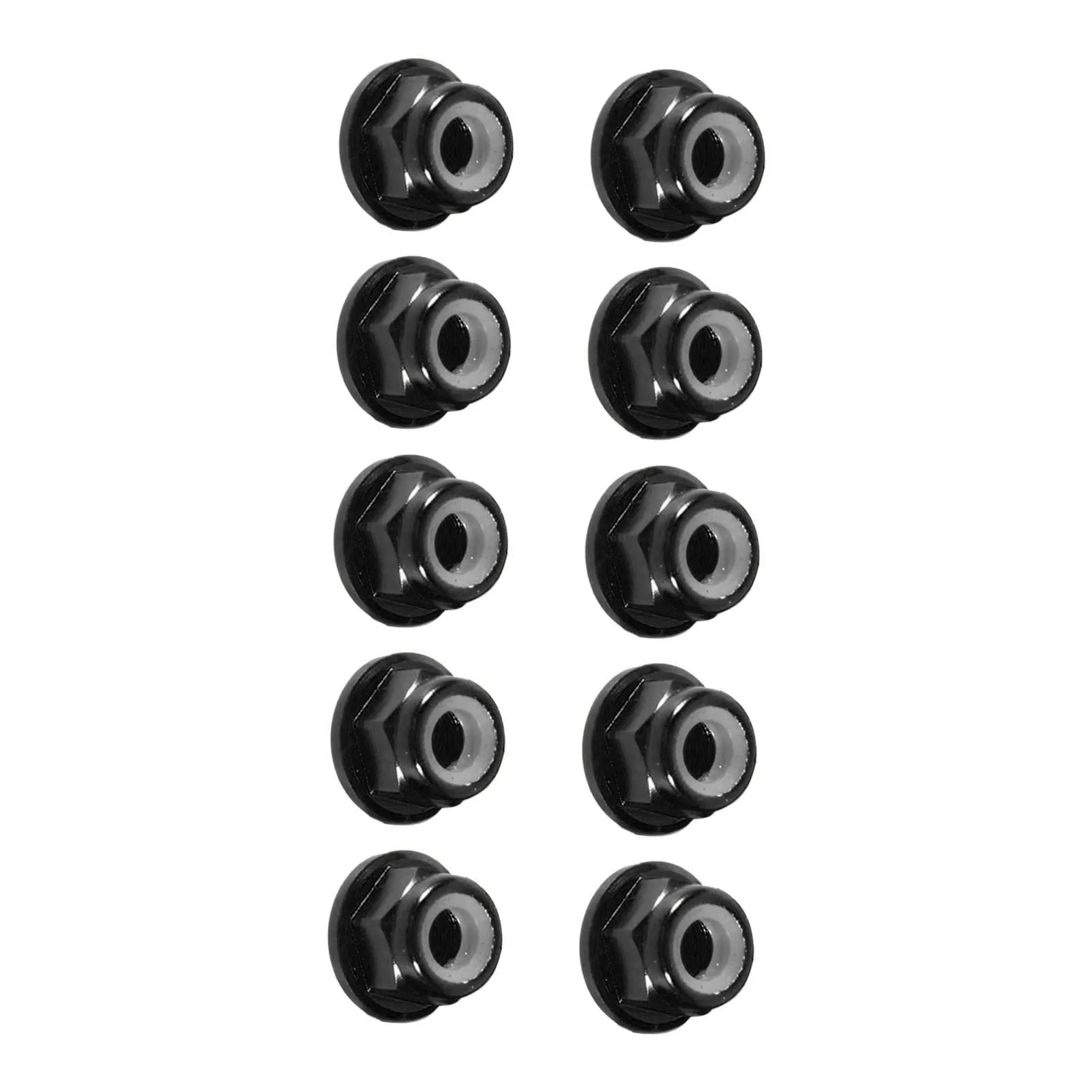 Aluminum Flanged Nylon Lock Anodize M4 Nylon Insert SelfLock Nuts Hex Lock Nut Aluminum Alloy set Self Locking Metal Nuts