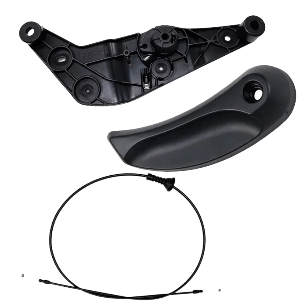 Engine Hood Release Handle Kit for BMW 5 Series F11 F07 6 Series F06 F13 7 Series F02 F04 Including Cable Components