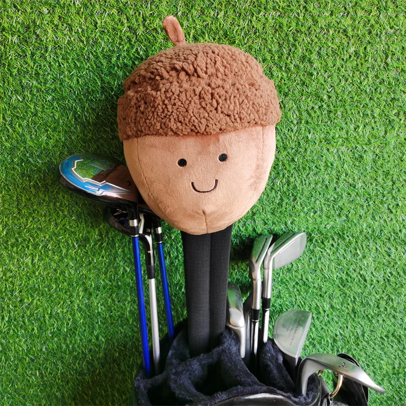 

Plush Nut Golf Driver Headcover 460cc Wood Head Cover Large Stock Drop Shipping