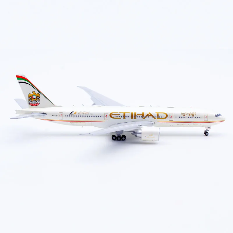 XX40107A 합금 수집용 비행기 선물 JC 날개 1:400 Etihad Airways 보잉 B777-200LR 다이캐스트 항공기 모델 A6-LRD 플랩 다운