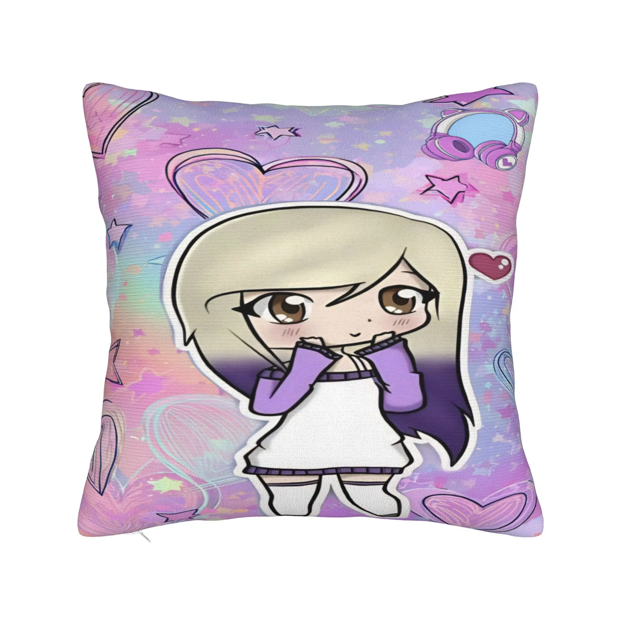 Dense Real Mix Collage Lyna Vallejos  Pillowcase Stuff Printed Cushion Cover  Throw Pillow Cover Square Multi-Size