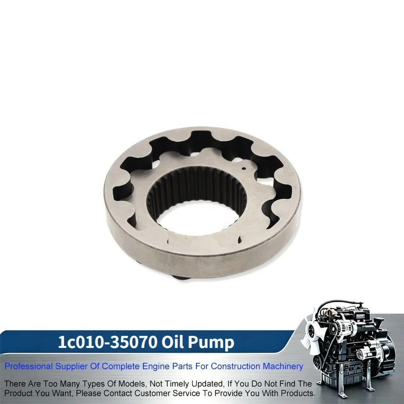 1c010-35070 Oil Pump For Kubota Engine V3300di Hyundai Skid Steer Loader Hsl850-7