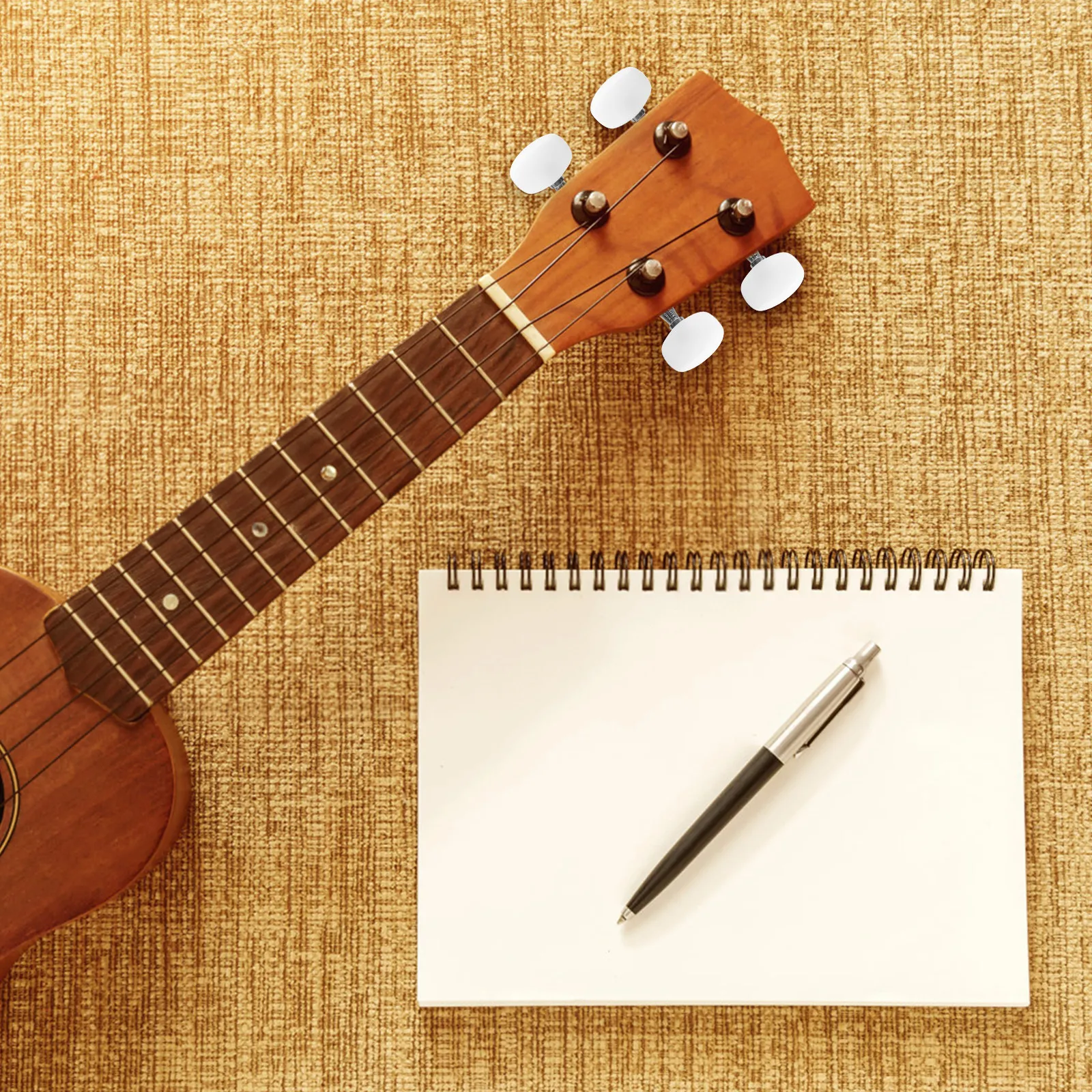 

1Set Tuner Peg for Banjo Heavy Duty Build Anti Rust Coating Suitable Guitar Mandolin Replacement Parts Easy Mounting Kit