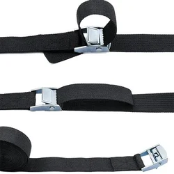 3 Pcs of 1M Buckle Fastening Strap Strong Ratchet Belt Cargo Lashing With Suitable For Multiple Scenarios Metal Tightening Strap