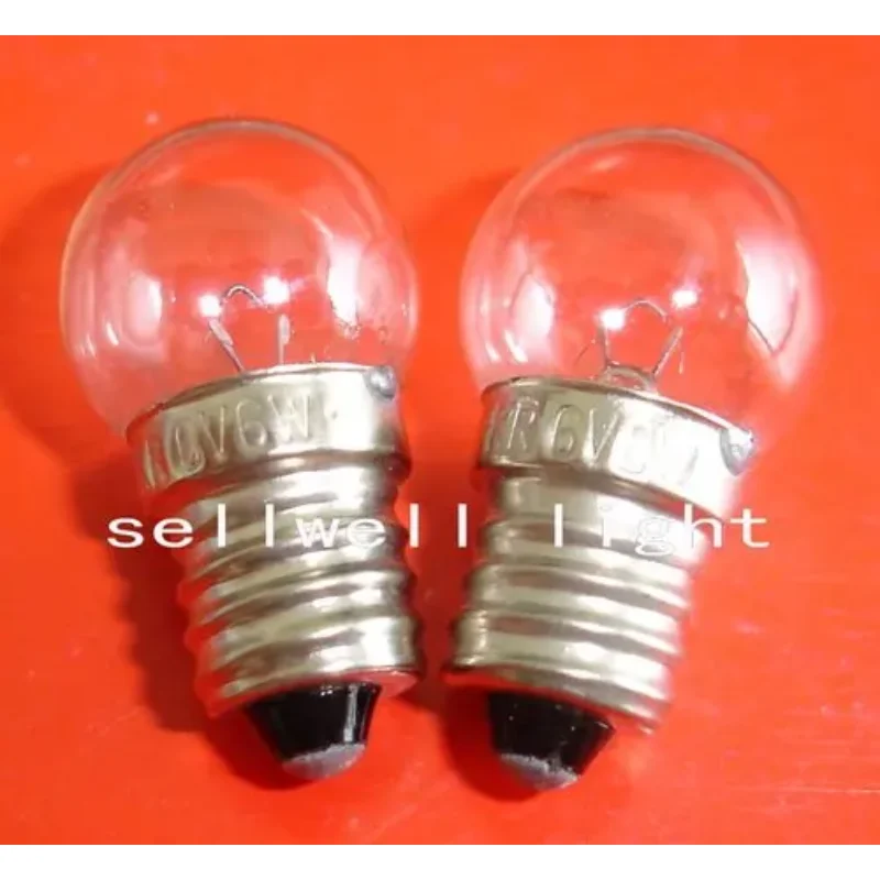 

Real Promotion Professional Ce Edison Lamp Free Shipping 6v 6w E10 G15 Good!krypton Bulb A555