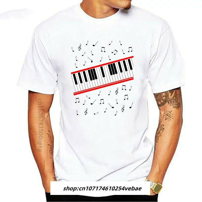 

New Michael Jackson Piano T-Shirt - Music Beat It Birthday Present Gift Cool 100% cotton tee shirt tops wholesale tee