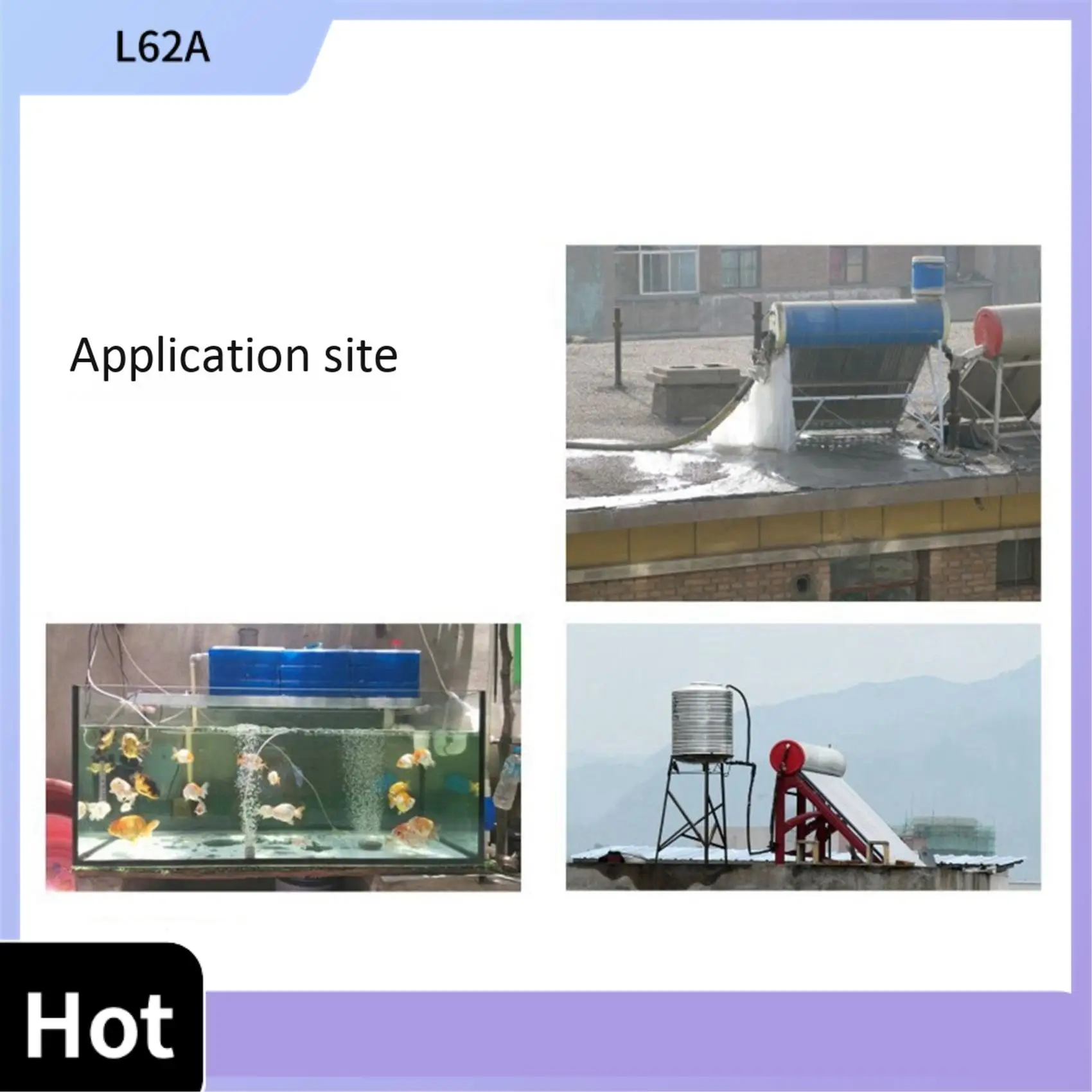 

L62A 2X Сигнализация уровня воды Детектор утечки воды Сигнализация перелива Сигнализация полной воды 120 дБ Система охранной сигнализации