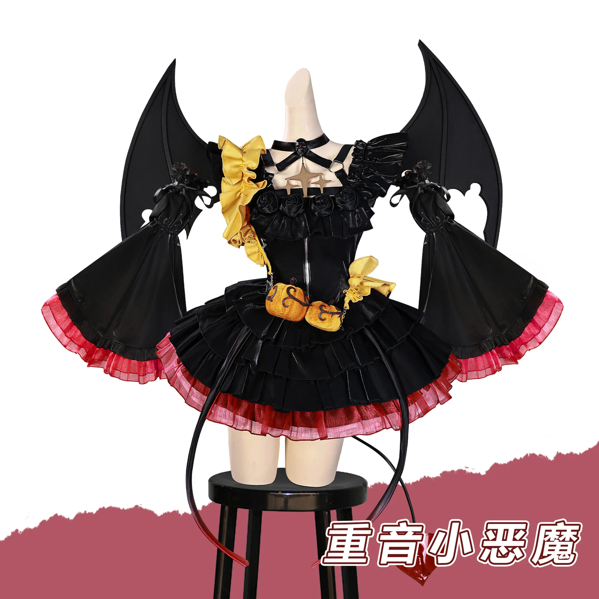 

Акцент Косплей Костюм Дьявола Акцент Косплей Полный Набор Косплей Костюмов Для 2D Персонажей Костюм Хэллоуина