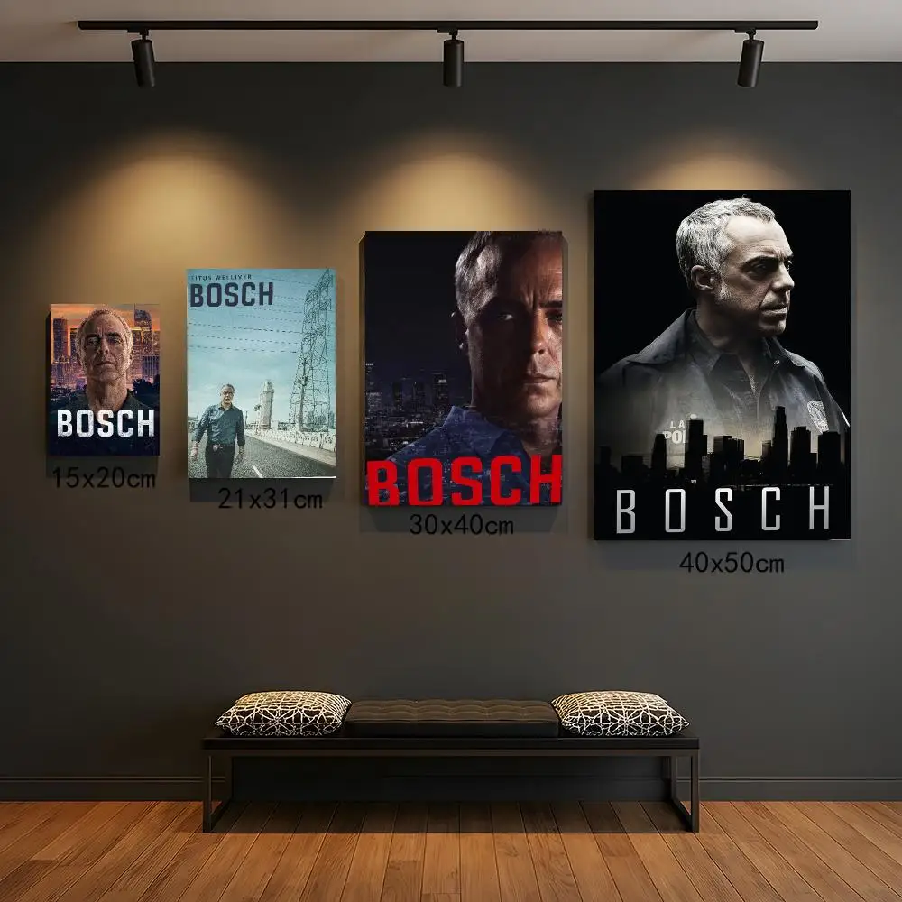 tv series B-Bosch-H Painting Calligraphy Elegant Botanical Decor for Living Room Modern Interior Design