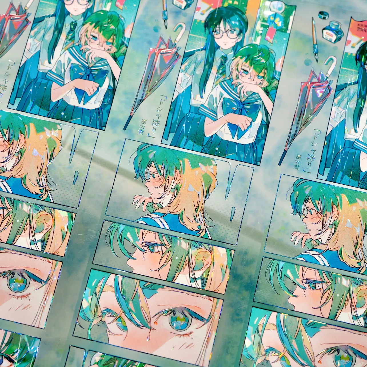 Her narrative tilted once anime style rich girls say wish journal washi pet tape 1 loop