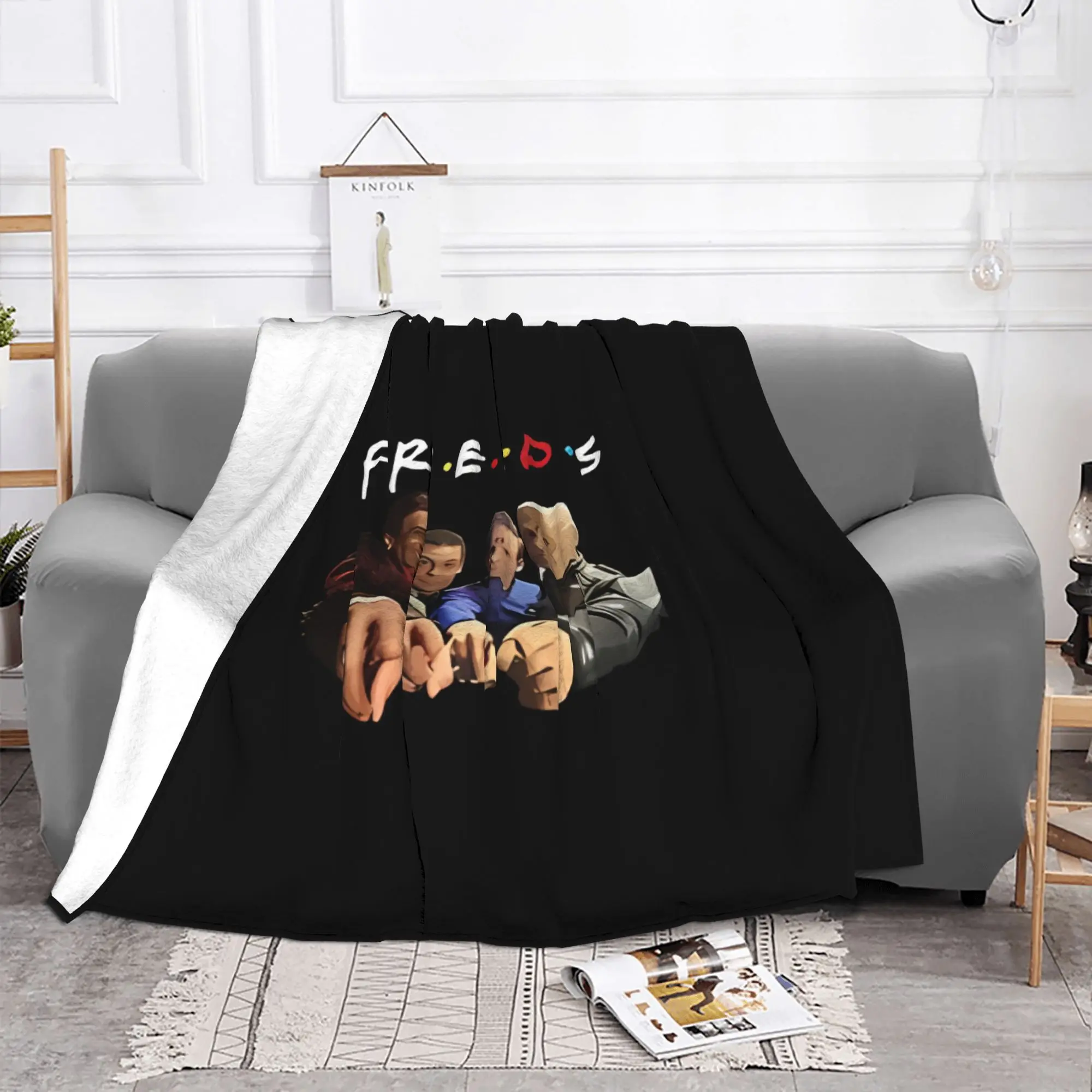 1PC home Cutecore Sci Fi Red Dwarf Blanket Super Cosy Plush Home Living Room Sofa halloween
