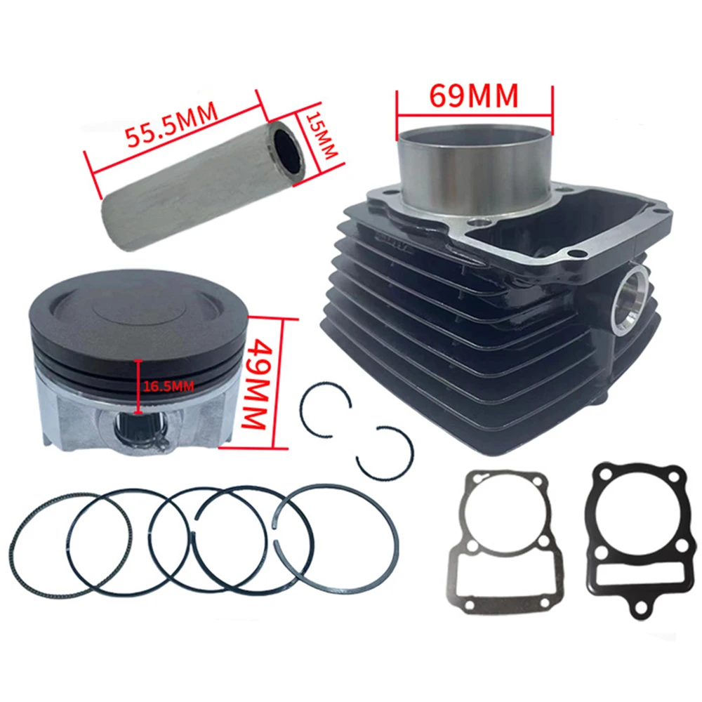 

For Vento Nitrox250 CGF250 V-RACER 250 22-24 Cylinder Piston Gaskets Kit 69MM