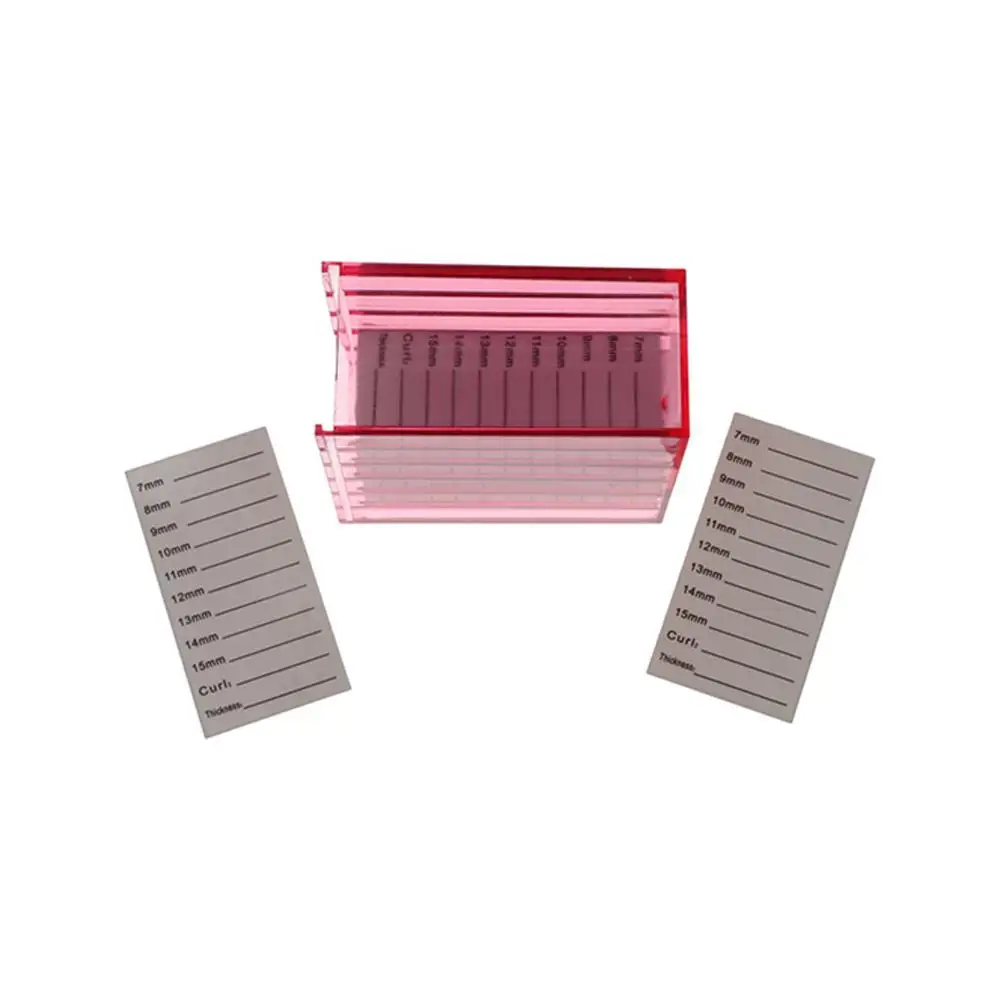 Reusable Eyelash Extension Storage Box Portable Empty Lash Display Container Transparent 5 Layers False Eyelash Pallet Holders