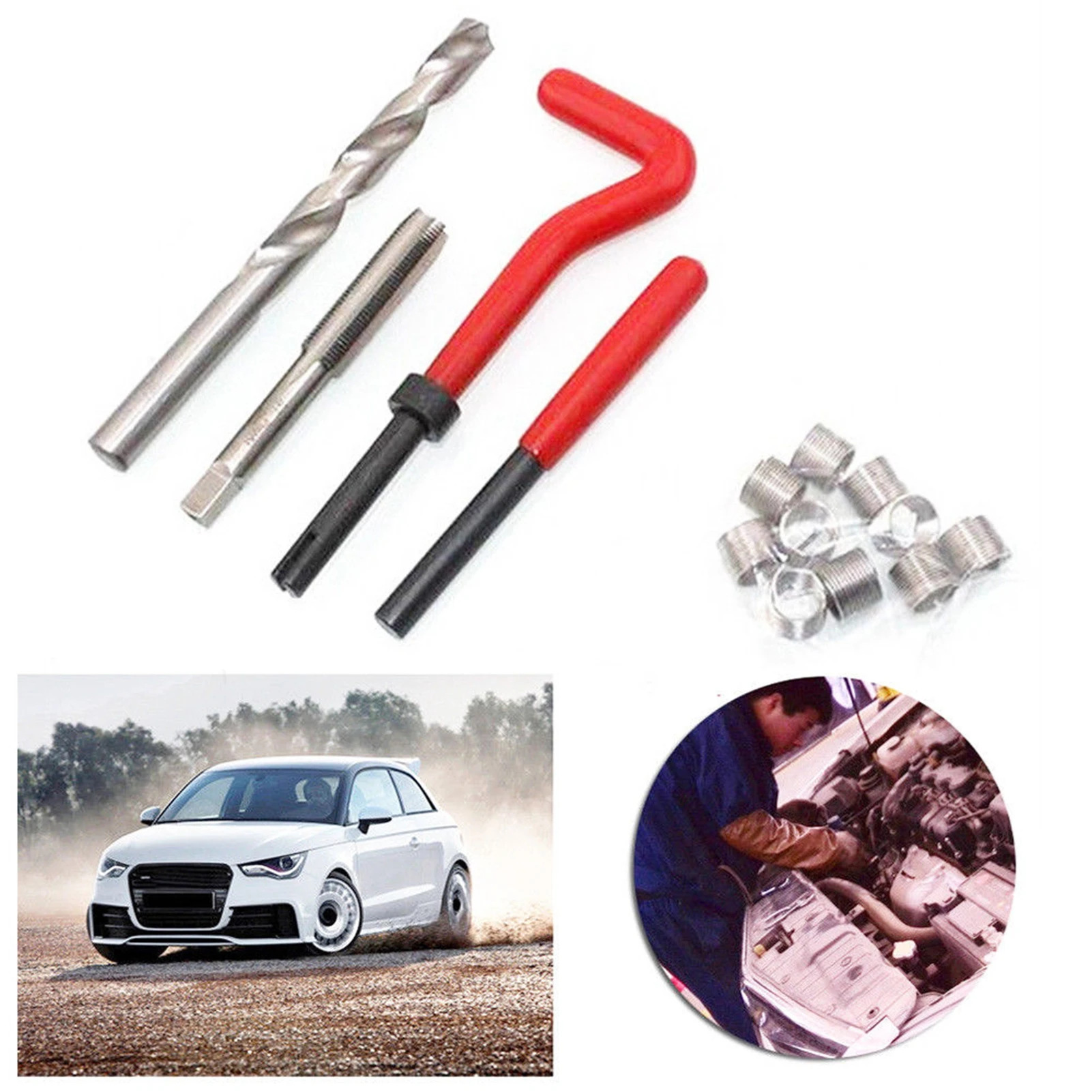 Metric Thread Repair Insert Kit M5 M6 M8 M10 M14  Car Pro Coil Tool M14 * 1.5 thread repair thread repair inserts