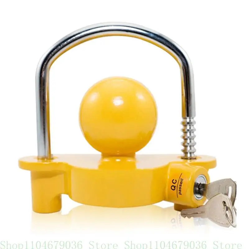 Adjustable Trailer Hitch Lock Coupler Ball Tow Lock RV Anti-theft Lock Hardware Trailer RV Equipment