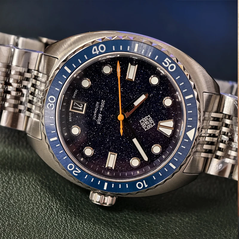 IX & DAO IPOSE JD-X07S الفيضانات التنين الساعات الفولاذ المقاوم للصدأ الياقوت مقاوم للماء مضيئة NH35A ساعة ميكانيكية أوتوماتيكية #1