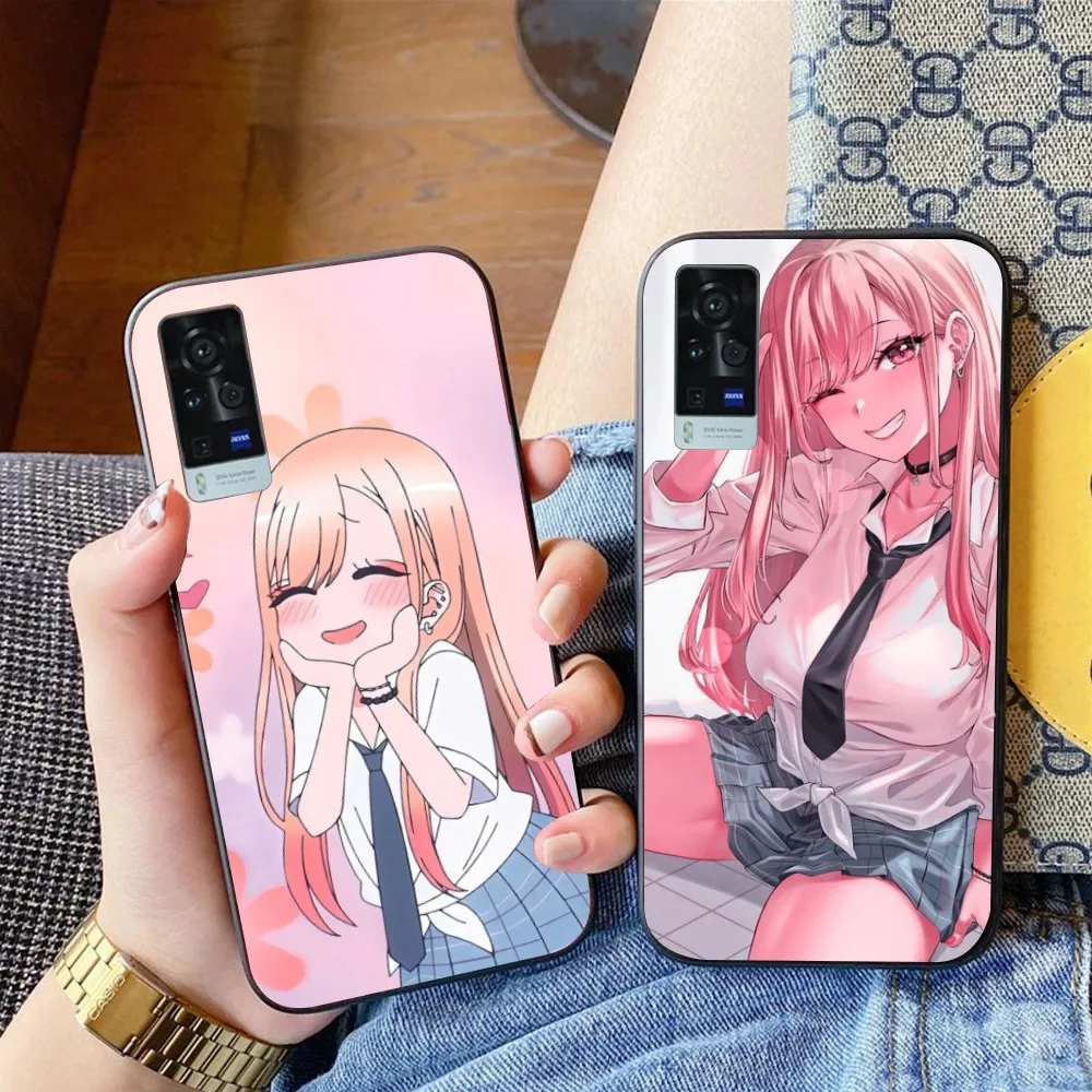 Anime Marin Kitagawa Mobile Phone Case for VIVO Y95 Y93 Y31 Y20 V19 V17 V15 Pro X60 NEX Black Soft Phone Cover Funda