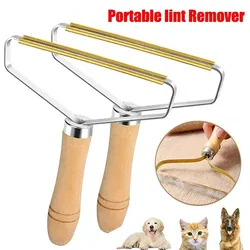 1pc Portable Lint Remover Carpet Wool Coat Clothes Manual Shaver Removal Scraper Cleaning Tool Pet Hair Remover Brush