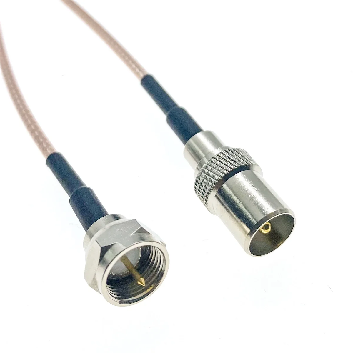 RG316 F MALE Head to TV IEC Male Connector 50Ohm Low Loss Jumper Coax RF Cable