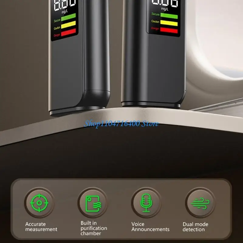 

y1gd Alcoholss Tester Digital Display Screen Alcohols Meter Breathalyzer Analyzers