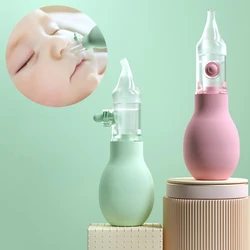 Infant Nasal Aspirator Baby Nose Vacuum Suction Newborn Nose Aspirator Easy Operate Backflow-Proof Nose Suction Cleaner