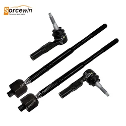 4PCS For Cadillac SRX 2010-2016 Auto Parts Front Suspension Steering System Outer Inner Tie Rod End 25901292 19207057