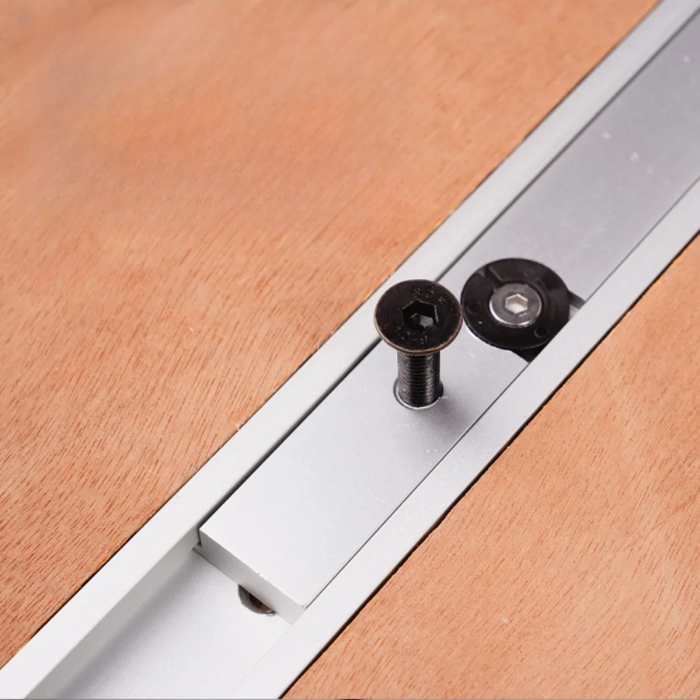 Aluminum Alloy Guide Miter Bar Slider Easy Installation Reduces Lateral Play For Woodworking Table Saws For T-slots