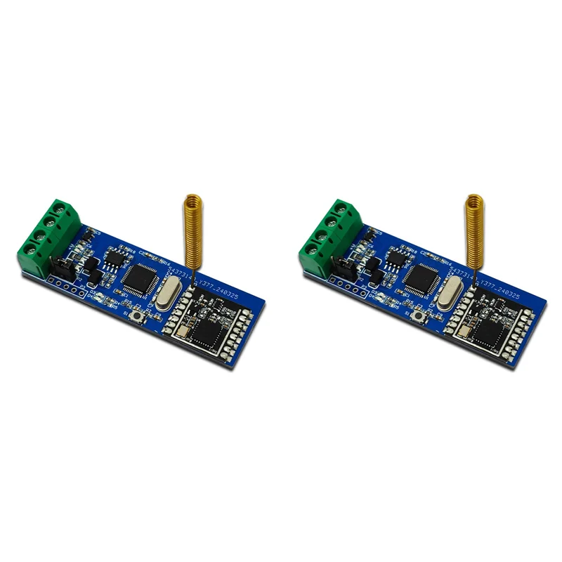 

BTLIFE-2X Модуль беспроводной последовательной связи RS485 к Lora RS485 Беспроводной трансивер Lora 433M Модуль приемника передатчика