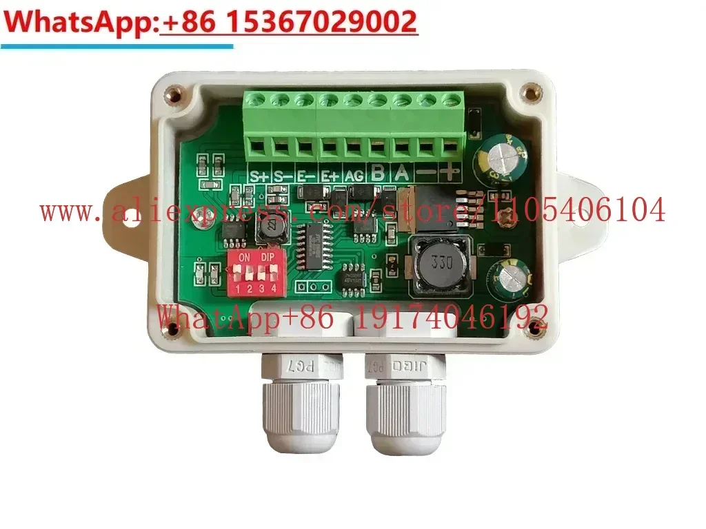 Load Cell Weighing Module Modbus RTU Protocol RS485 Transmitter 24-bit IP65 For   PLC