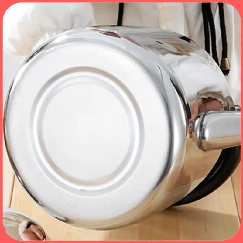 

A76I-304 Stainless Steel Sound Kettle Gas Teapot Large Capacity Milk Hot Water Bottle Outdoor Camping Whistling Kitchen Tea Kett