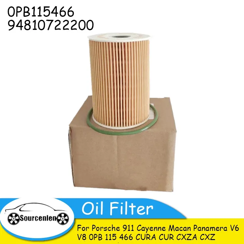 

0PB115466 94810722200 Engine Oil Filter for Porsche 911 Cayenne Macan Panamera V6 V8 0PB 115 466 CURA CUR CXZA CXZ