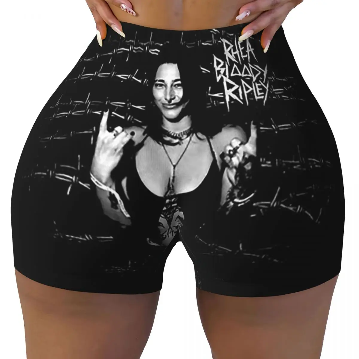 Personalizado Rhea Bloody Ripley Yoga Shorts Mulheres Ginásio Treino Correndo Atlético Voleibol Biker Shorts