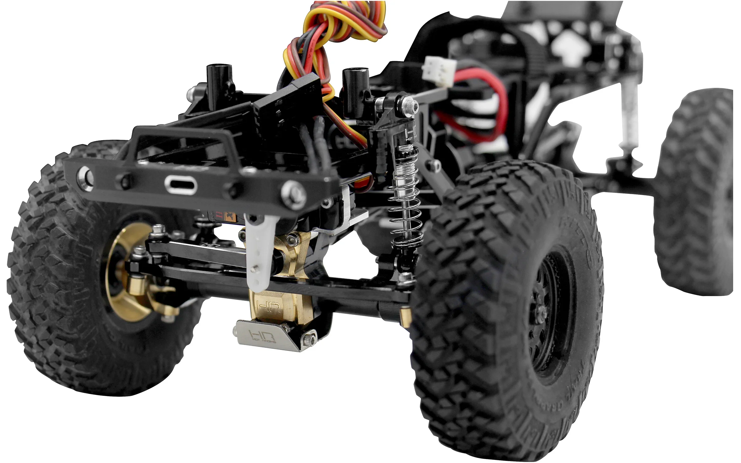 HR-Edelstahl-Unterfahrschutzplatte für Vorder- oder Hinterachse für AXIAL SCX24