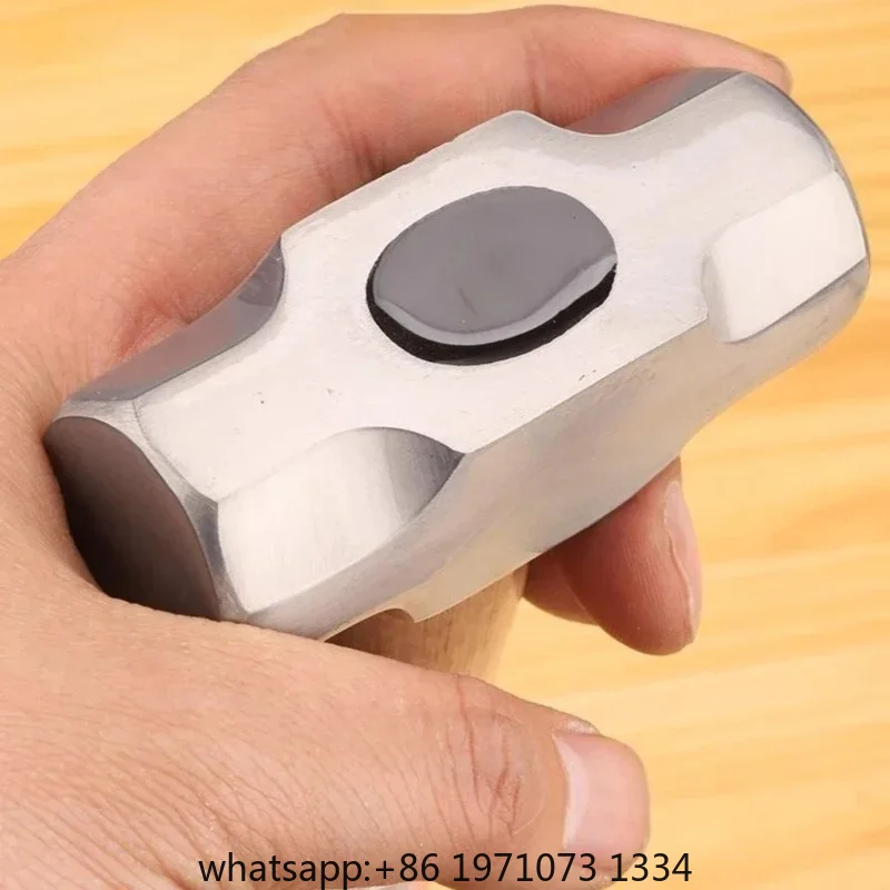Short Handle Mini Multi-functional Octagonal Hammer Woodworking Special Claw Hammers Solid Wood Household Portable Hand Tools