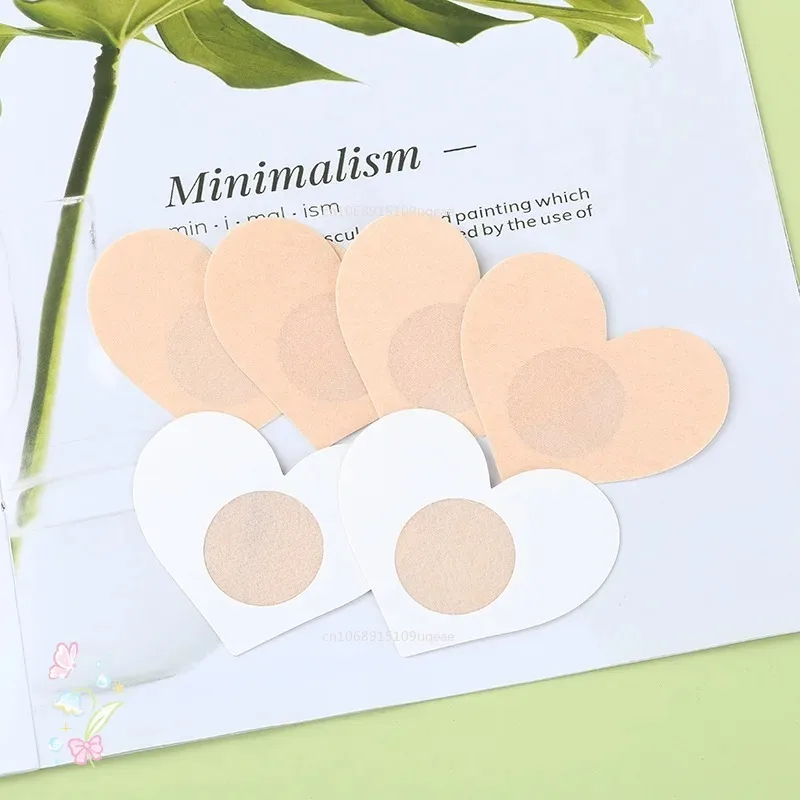 10pcs Women's Invisible Breast Lift Up Tape Overlays on Bra Nipple Stickers Chest Stickers Adhesive Nipple Covers Accessories