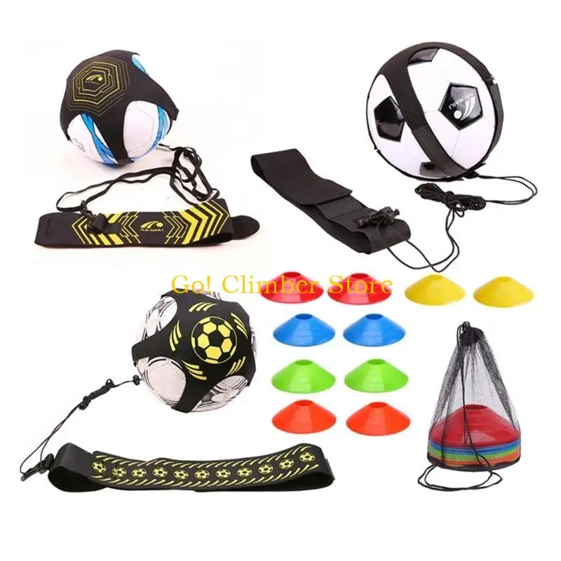 Q84c voetbal kick training assistentie riem training hulpmiddelen handsfree solos oefening