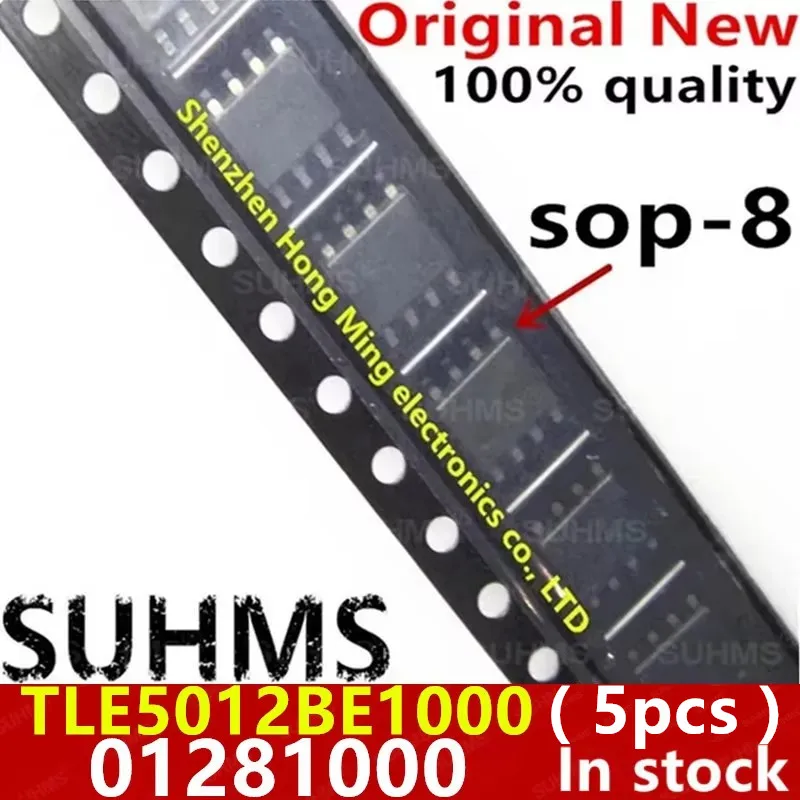(5piece)100% New TLE5012BE1000 TLE5012B 012B1000 01281000 sop-8