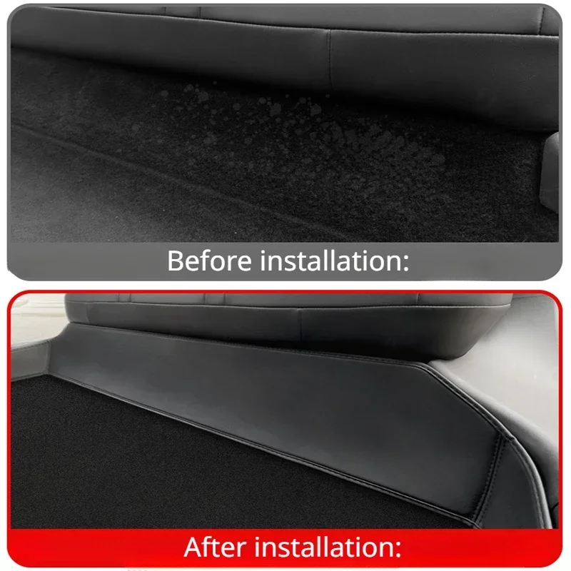 For Tesla Rear Seat Lower Protective Mat Applicable to Model Y Model 3 Highland Electric Vehicle Protective Pad 2024 Accessories