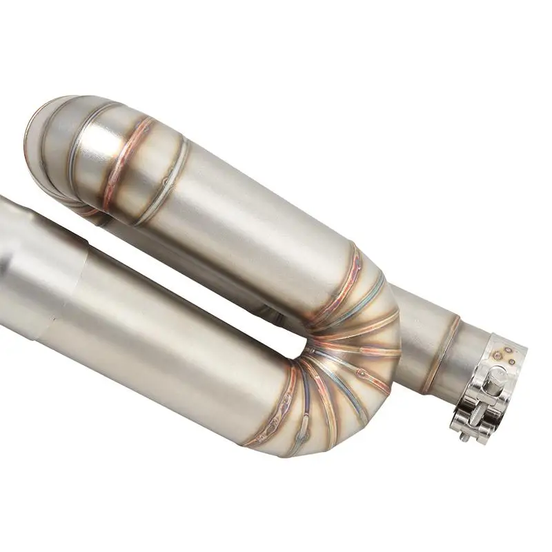 Slip On For Triumph Street Triple 765 S R RS 2017-2023 660 S A2L 2017-2023 Motorcycle Exhaust Escape Muffler Tail Pipe Mid Tube