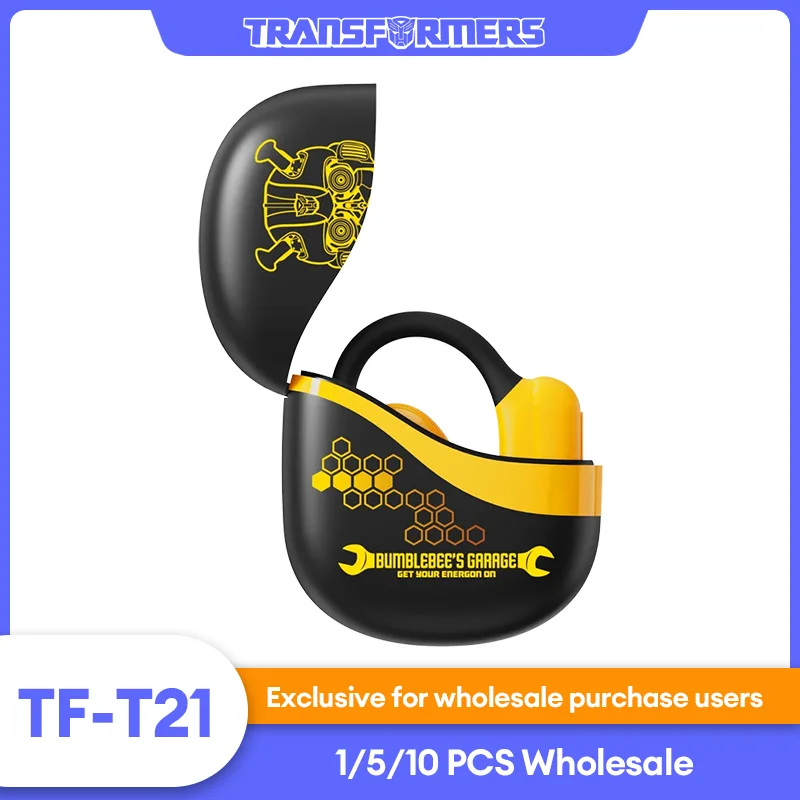

Деловые наушники Трансформеры TF-T21 с ушным крючком, Беспроводные спортивные IPX5 водонепроницаемые наушники, игровые музыкальные наушники-вкладыши с шумоподавлением