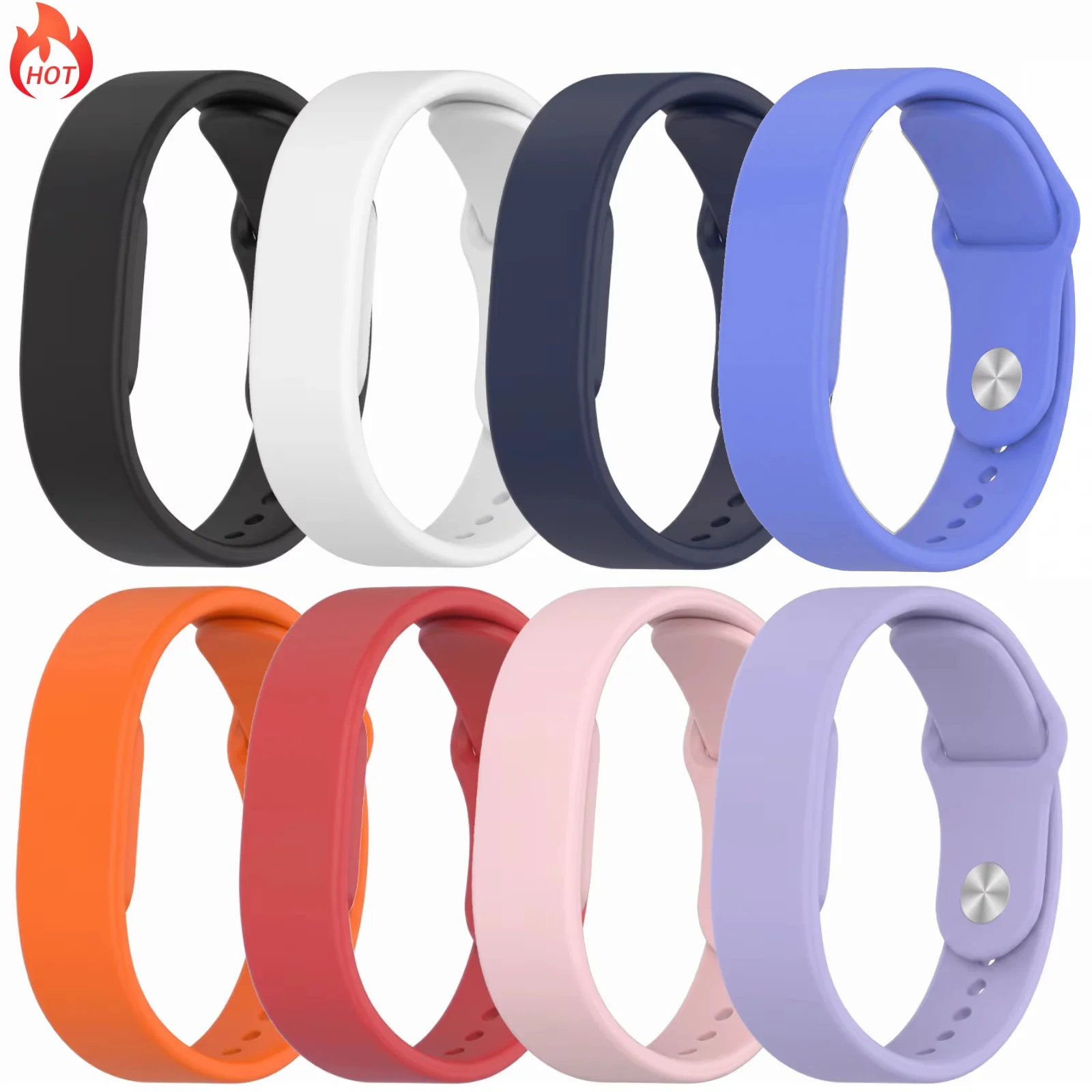 Soft Silicone Watch Strap for Google Fitbit Air Band Sport Loop Replacement Bracelet Correa Fitbit Air Smartwatch Accessories