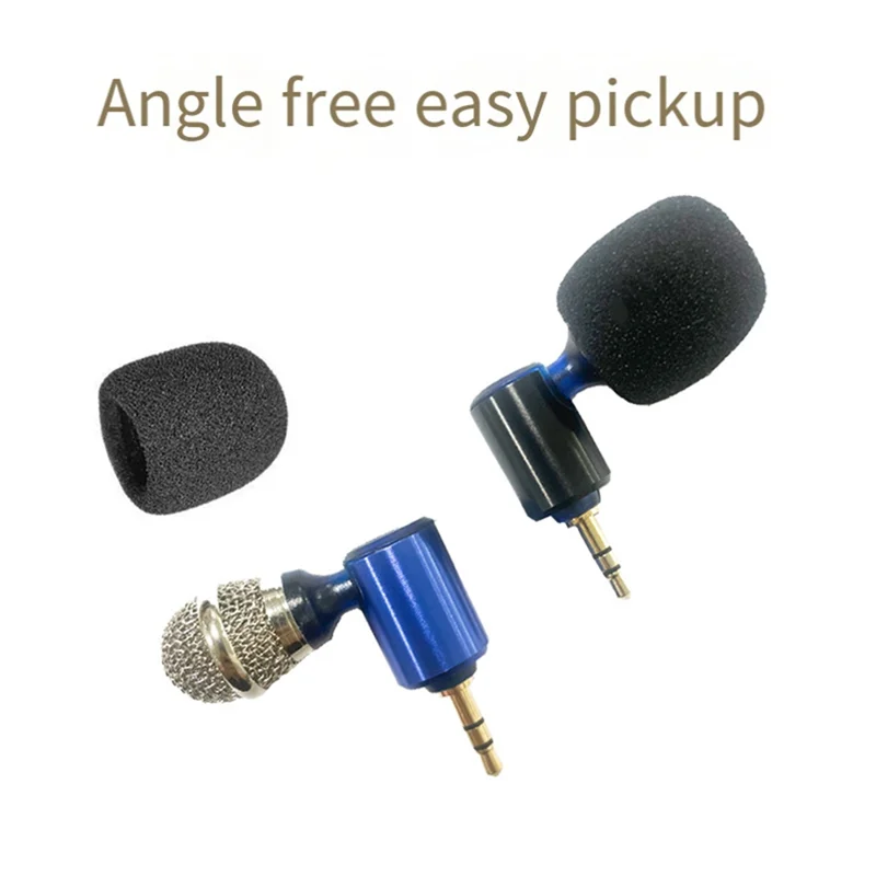 Video Recording Microphone Mini Condenser Record Interview Vlog Mic For SLR Camera