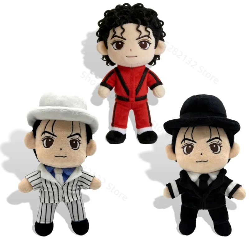 

New Movie Michael Plush The King Of Pop Legendary Singer And Dancer Plush Soft Stuffed Anime Cartoon Plushies Doll Toy Gift