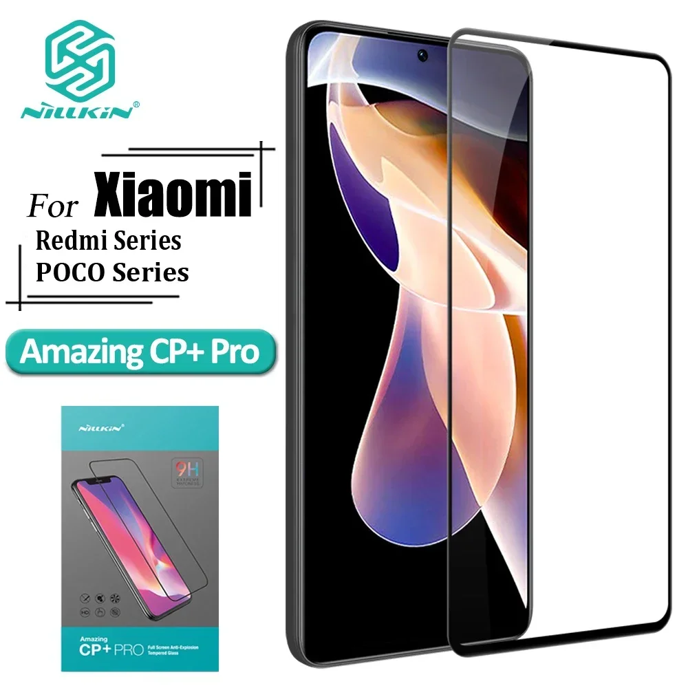 Защитная пленка NILLKIN CP+ Pro для Xiaomi Redmi Note 11 10 10S 9 Pro POCO X4 X3 M4 M3 F3 Pro 4G 5G, пленка из закаленного стекла