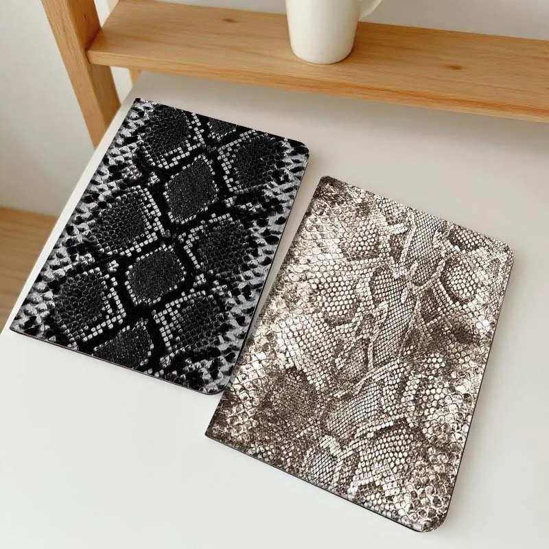 

Snake Skin Pattern Print Gift Tablet Case For Apple iPad Air Pro mini 1 2 3 4 5 6 7 8 9 11 M2 M3 M5 M4 5th 6th 7th 10th 11th
