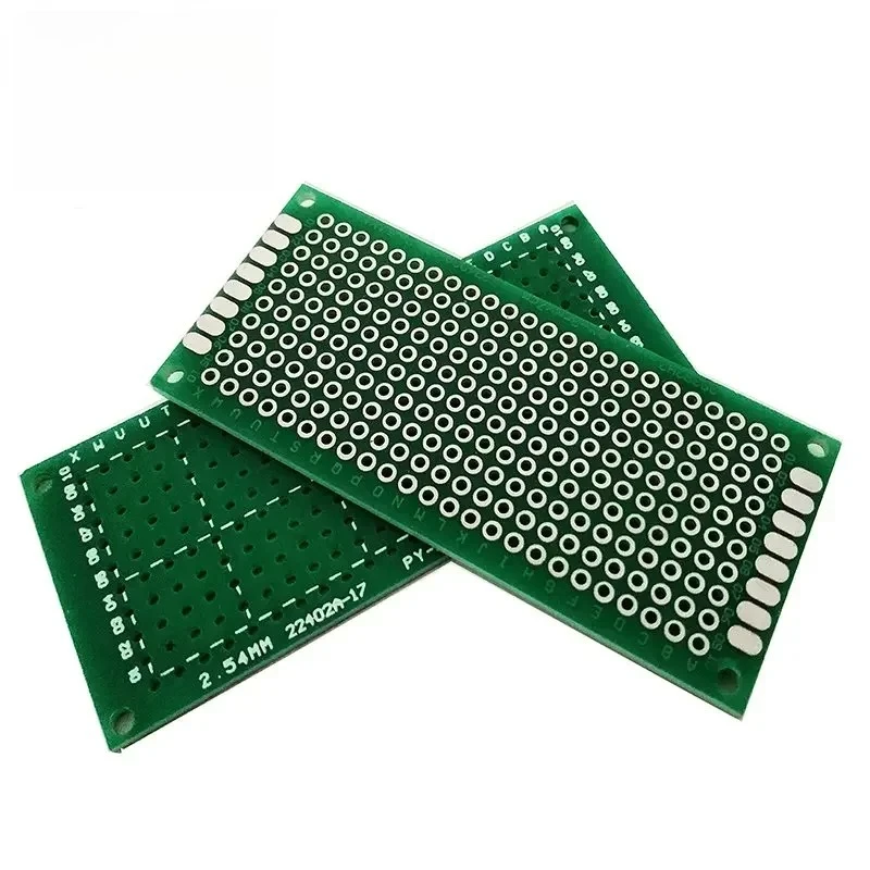 5PCS PCB Board Kit Single Sided PCB 2x8 3x7 4x6 5x7 6x8 10x10 10x15 10x22 12x18 15x20cm Breadboard Plate DIY Soldering Project view 3